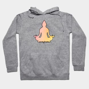 Sunset Buddha (Dark Text) Hoodie